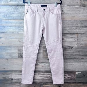 KanCan Pale Petal Pink Ankle Length Slim Fit Moto Jeggings Junior Size 3 💗